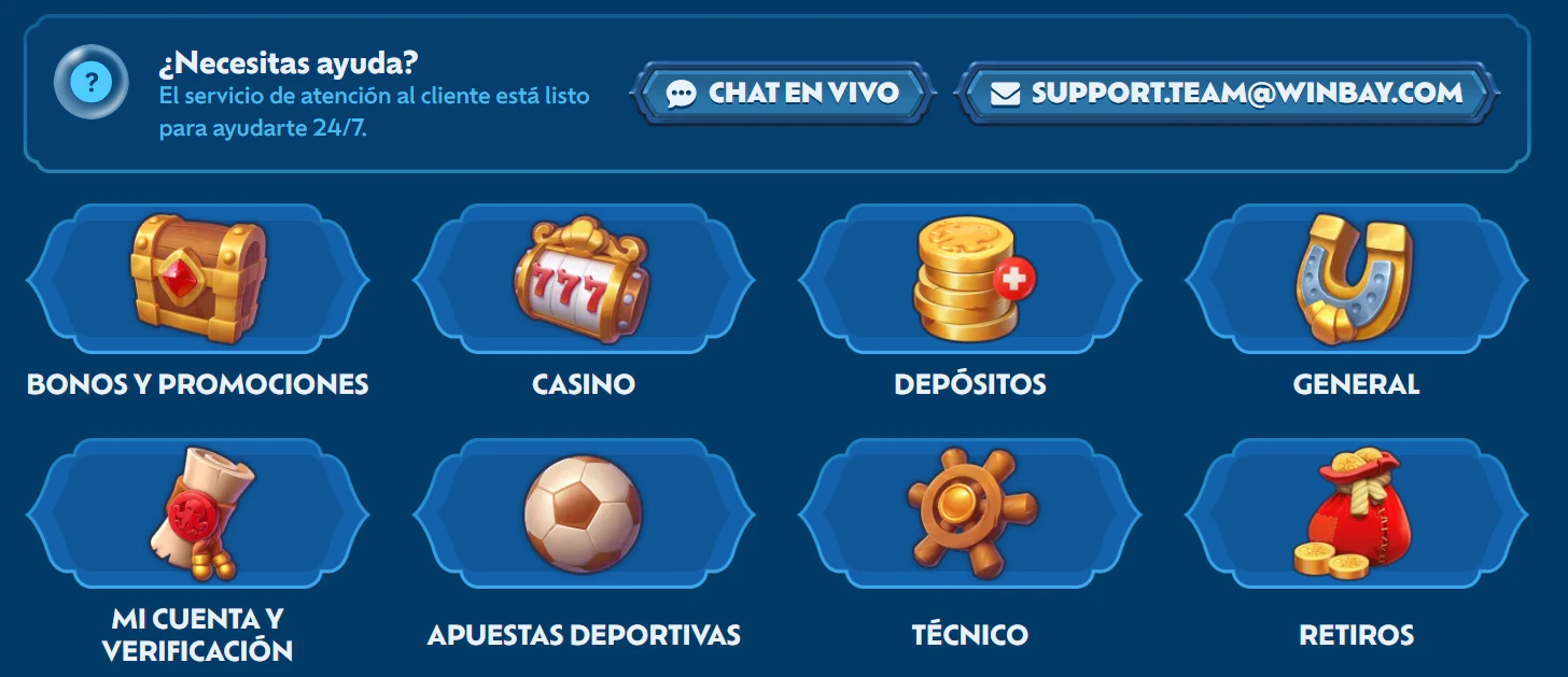 Atención al cliente de Winbay